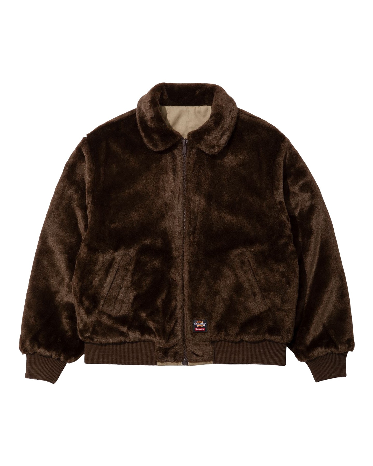 Supreme®/Dickies® Reversible Quilted Faux Fur Work Jacket view 13